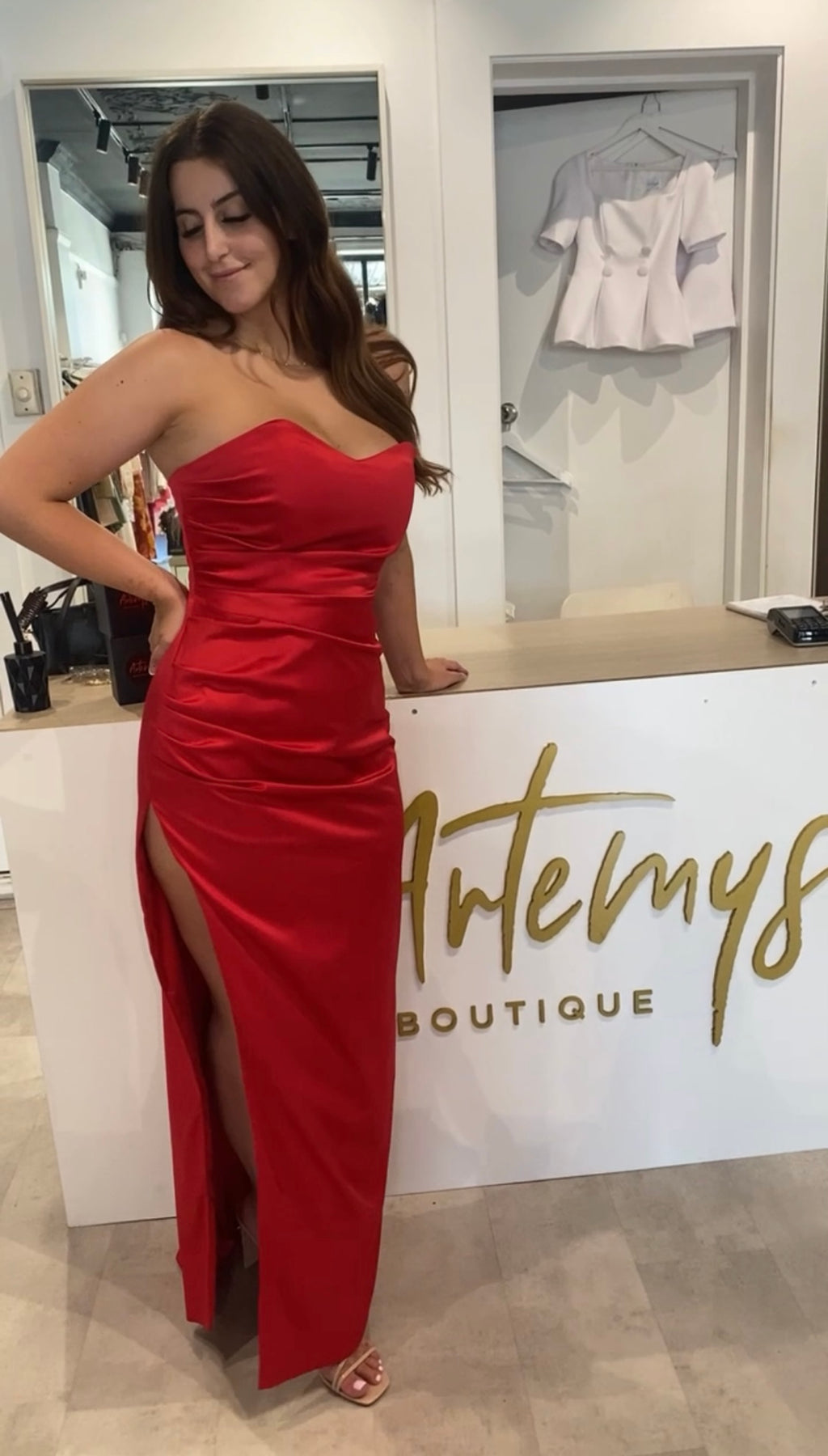 Medusa Gown - Red